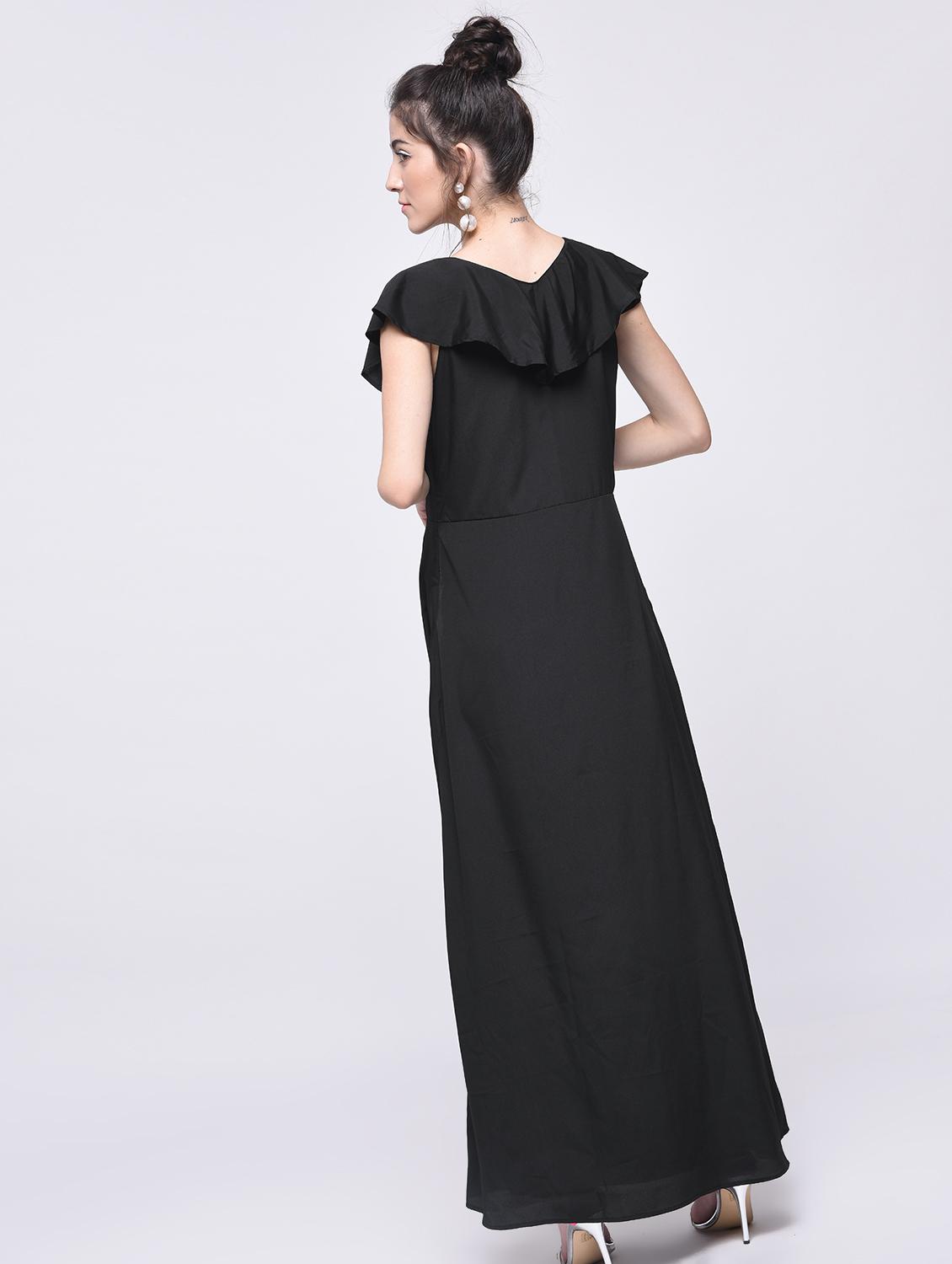 flutter sleeved maxi dress - 15692002 - Zoom Image - 2