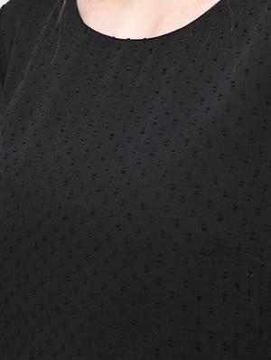 tiered bell sleeved dobby dress - 15692011 - Standard Image - 5