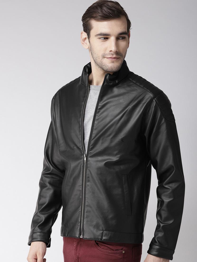 black leather biker jacket - 15692438 - Zoom Image - 2