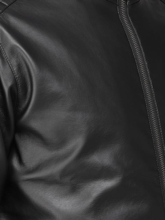 black leather biker jacket - 15692438 - Zoom Image - 5