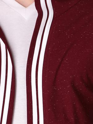 maroon cotton shrug - 15693211 - Standard Image - 5