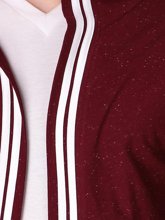 maroon cotton shrug - 15693211 - Zoom Image - 5