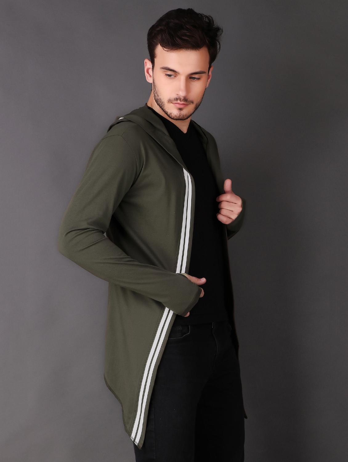 green cotton shrug - 15693218 - Zoom Image - 2
