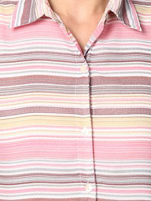 striped shirt dress - 15695665 - Standard Image - 5