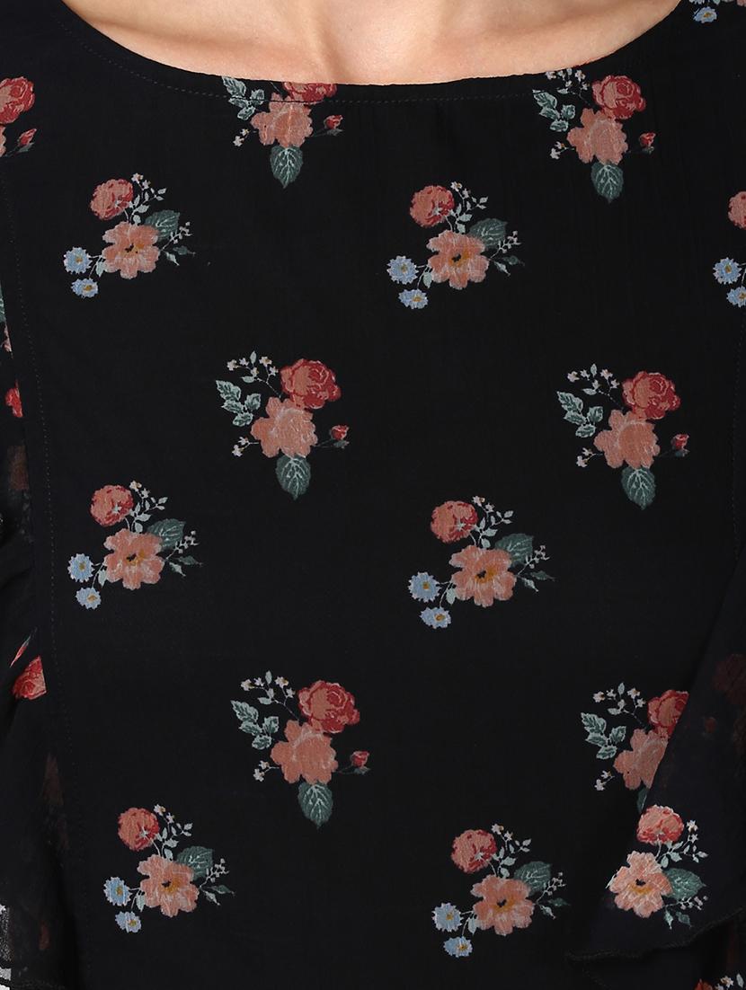 boat neck floral maxi dress - 15695668 - Zoom Image - 5
