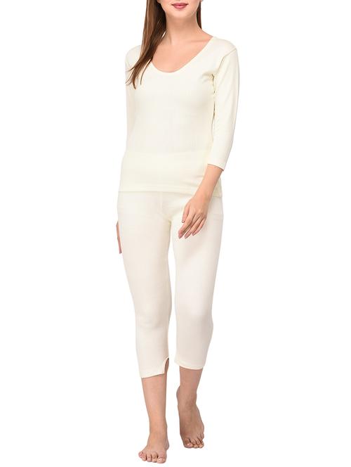 white woolen thermal set - 15696007 - Standard Image - 1