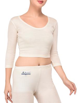 white woolen thermal set - 15696013 - Standard Image - 2