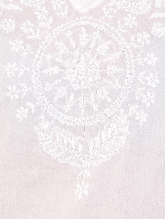 embroidered straight kurti - 15696103 - Zoom Image - 5