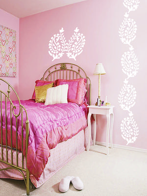 kayra decor reusable diy wall stencil painting for home decor (pvc, 16inch x 24 inch) - 15696448 - Standard Image - 2