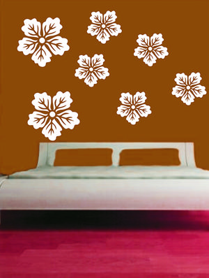 kayra decor reusable diy wall stencil painting for home decor (pvc, 16inch x 24 inch) - 15696571 - Standard Image - 2