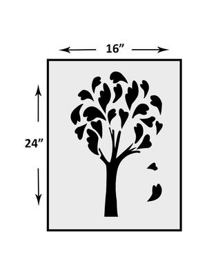 kayra decor reusable diy wall stencil painting for home decor (pvc, 16 inch x 24 inch) - 15696822 - Standard Image - 2