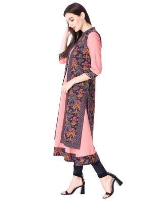 layered printed kurta - 15698708 - Standard Image - 2