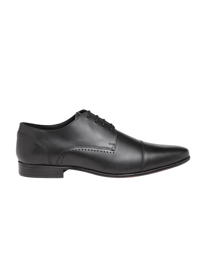 black leather lace-up derbys - 15699324 - Zoom Image - 2