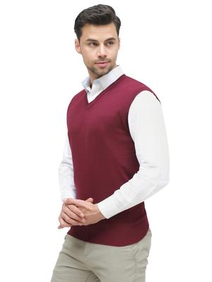 maroon cotton pullover - 15699784 - Standard Image - 2
