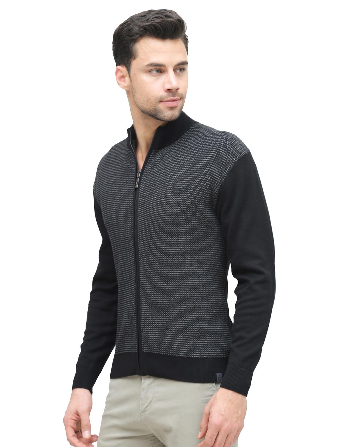 black cotton sweatshirt - 15699801 - Zoom Image - 2