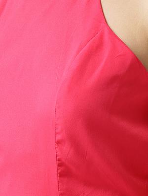cut out back layered pleated dress - 15700085 - Standard Image - 5