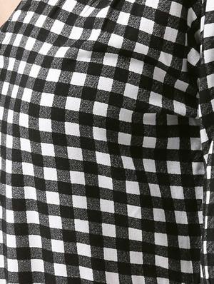 button up checkered a-line dress - 15700090 - Standard Image - 5