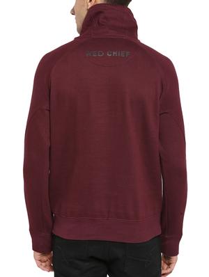 maroon cotton sweatshirt - 15700337 - Standard Image - 2