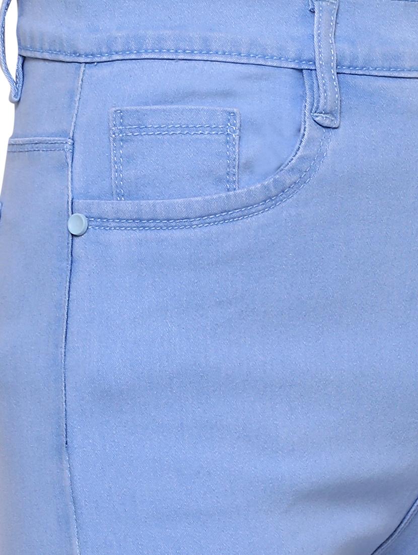 frayed hem mid rise jeans - 15701313 - Zoom Image - 5