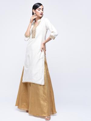 straight gotta work kurta - 15701753 - Standard Image - 2