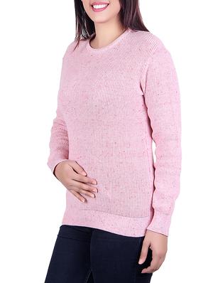 Solid ribbed pullover - 15701870 - Standard Image - 2
