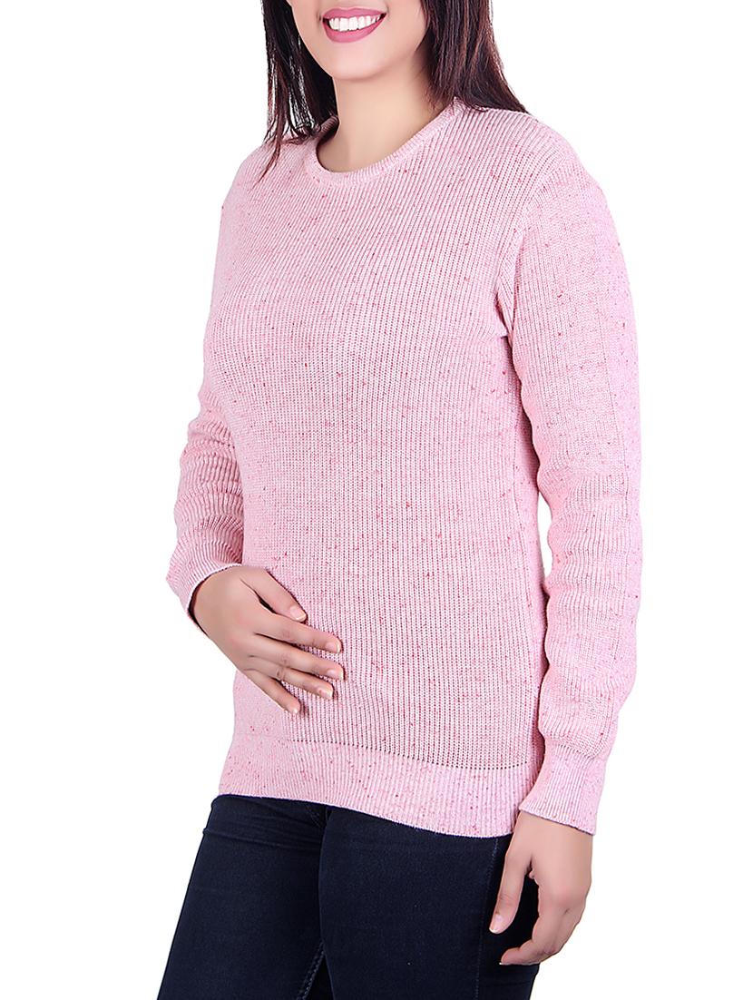 Solid ribbed pullover - 15701870 - Zoom Image - 2