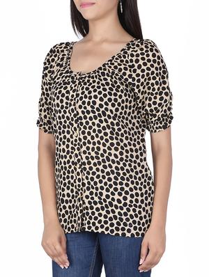 button-up dotted tunic - 15702189 - Standard Image - 2