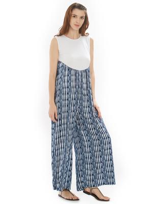 shibori print full leg jumpsuit - 15704588 - Standard Image - 2