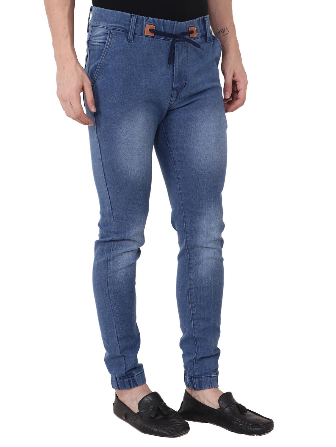 dark blue denim joggers - 15705564 - Zoom Image - 2