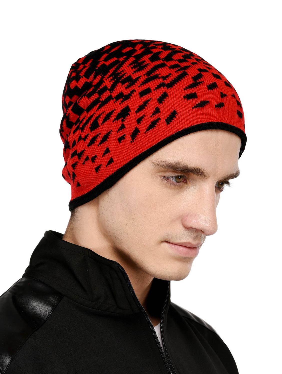 red wool beanie - 15705785 - Zoom Image - 2