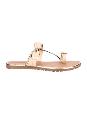 beige one toe sandals - 15706505 - Standard Image - 2