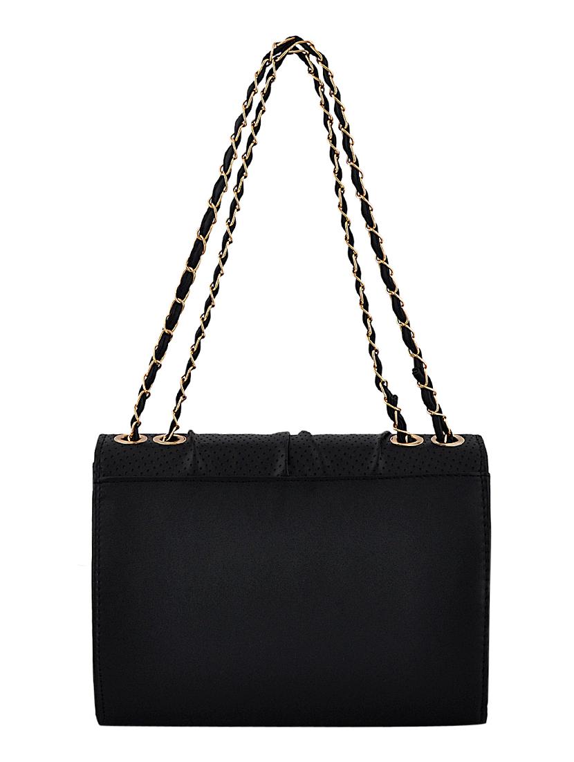 black leatherette (pu) combo handbag - 15707064 - Zoom Image - 2