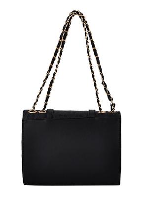 black leatherette (pu) regular handbag - 15707074 - Standard Image - 2