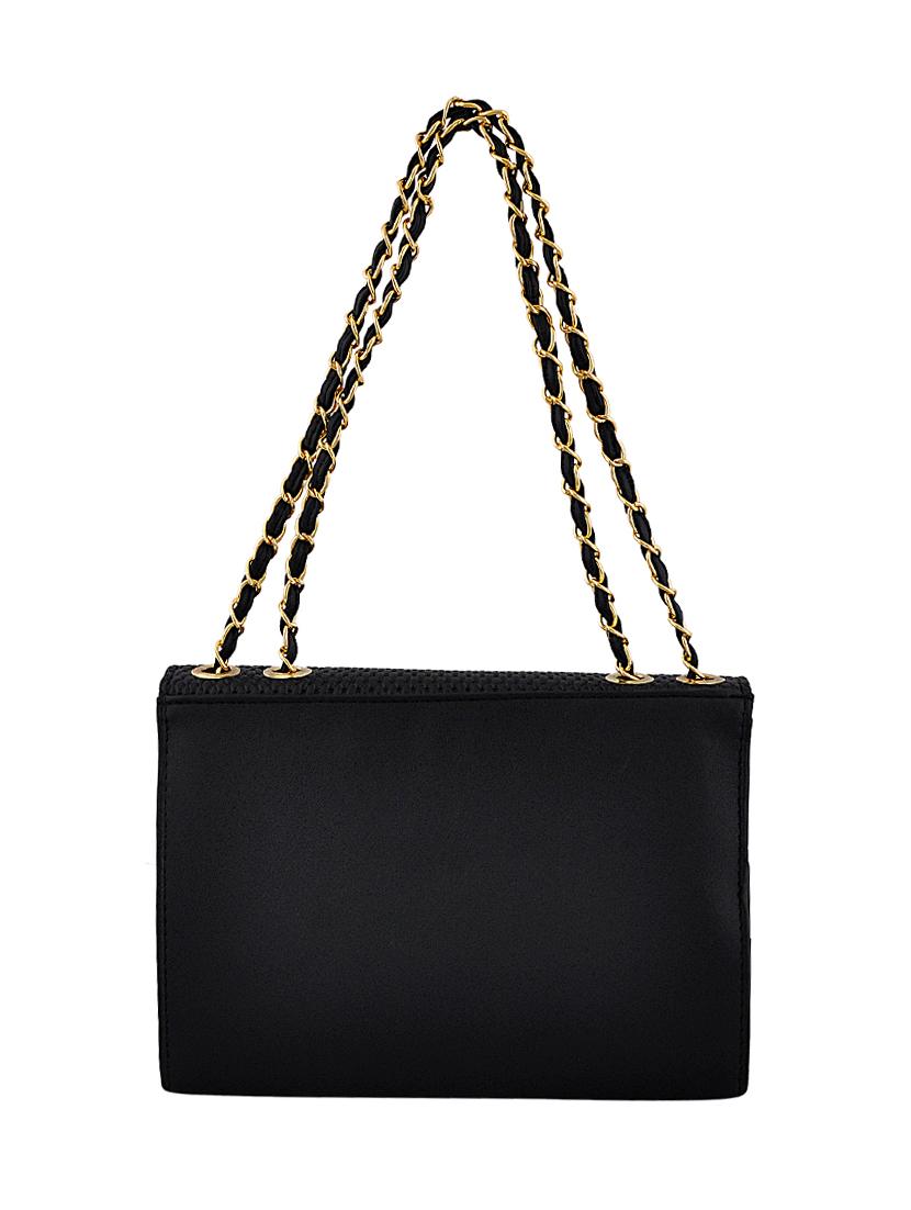 black leatherette (pu) combo handbag - 15707077 - Zoom Image - 2