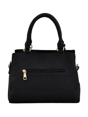 black leatherette (pu) regular handbag - 15707088 - Standard Image - 2