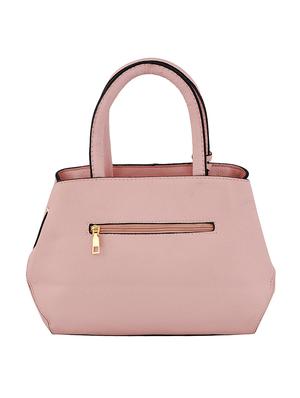 pink leatherette (pu) regular handbag - 15707094 - Standard Image - 2
