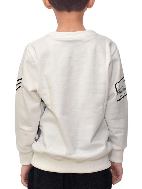 white fleece sweatshirt - 15707465 - Zoom Image - 2