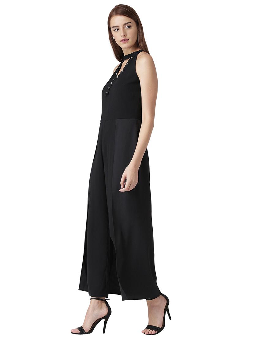 eyelet detail layered jumpsuit - 15708112 - Zoom Image - 2
