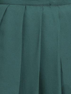 hunter green pleated skirt - 15708356 - Standard Image - 5