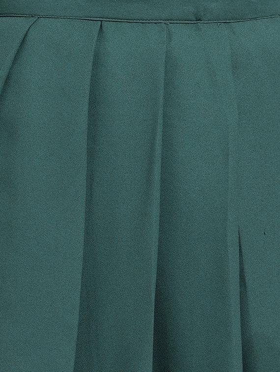 hunter green pleated skirt - 15708356 - Zoom Image - 5