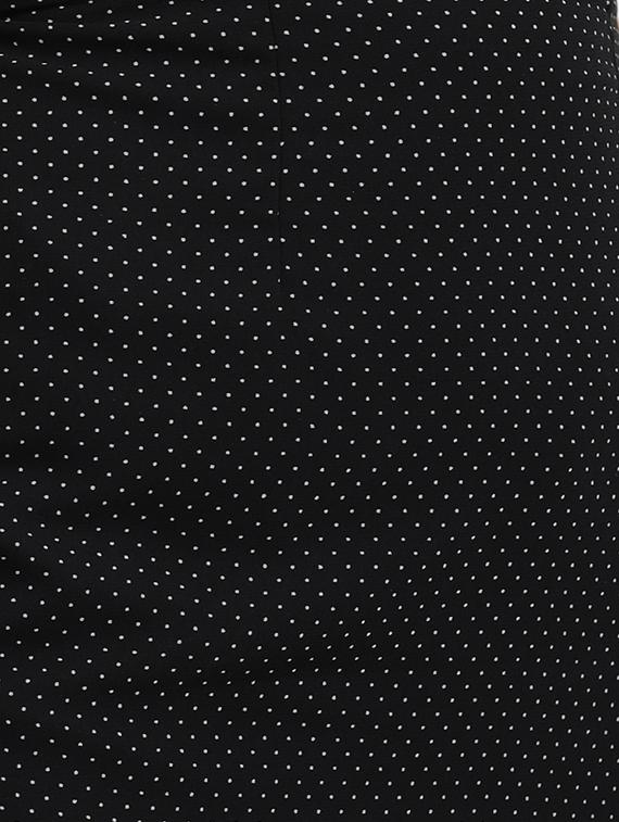 frilled hem pin dots skirt - 15708362 - Zoom Image - 5