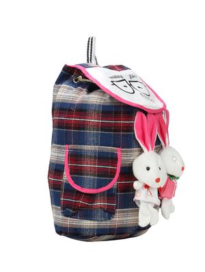 blue canvas fashion backpack - 15709054 - Standard Image - 5
