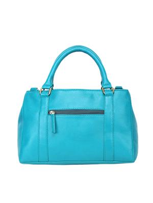 blue leatherette (pu) regular handbag - 15710351 - Standard Image - 2