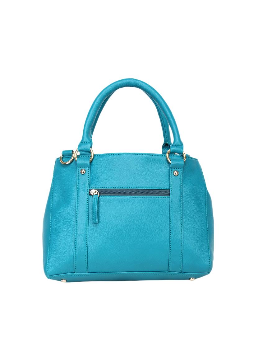 blue leatherette (pu) regular handbag - 15710353 - Zoom Image - 2