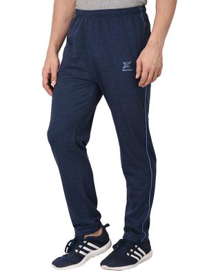 blue fleece full length track pant - 15711018 - Standard Image - 2