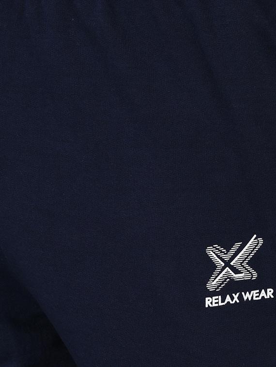navy blue fleece full length track pant - 15711019 - Zoom Image - 5