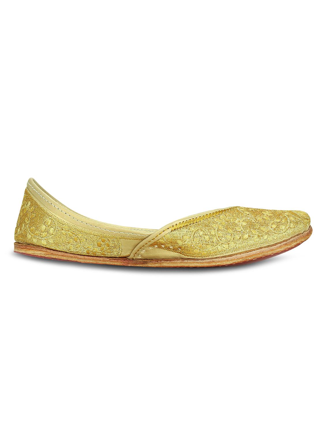 gold slip on jutis - 15713333 - Zoom Image - 2