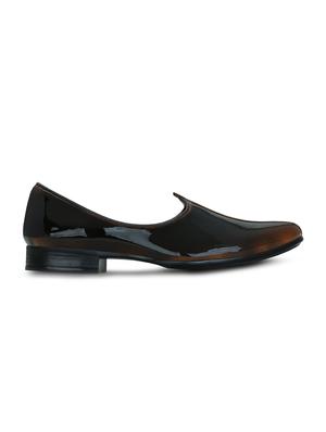 brown patent leather slip on jutis - 15713393 - Standard Image - 2