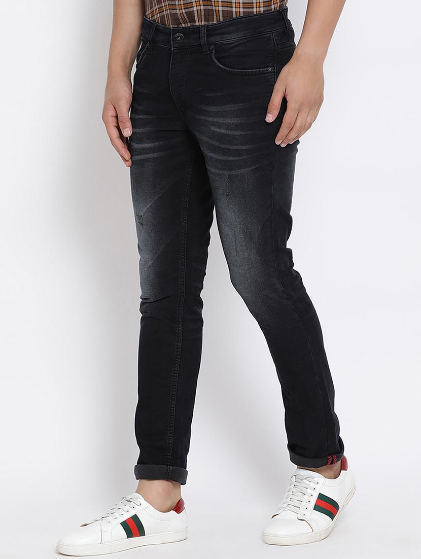 blue cotton washed jeans - 15713463 - Zoom Image - 2