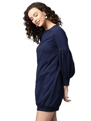 lantern sleeve sweatshirt dress - 15716875 - Standard Image - 2